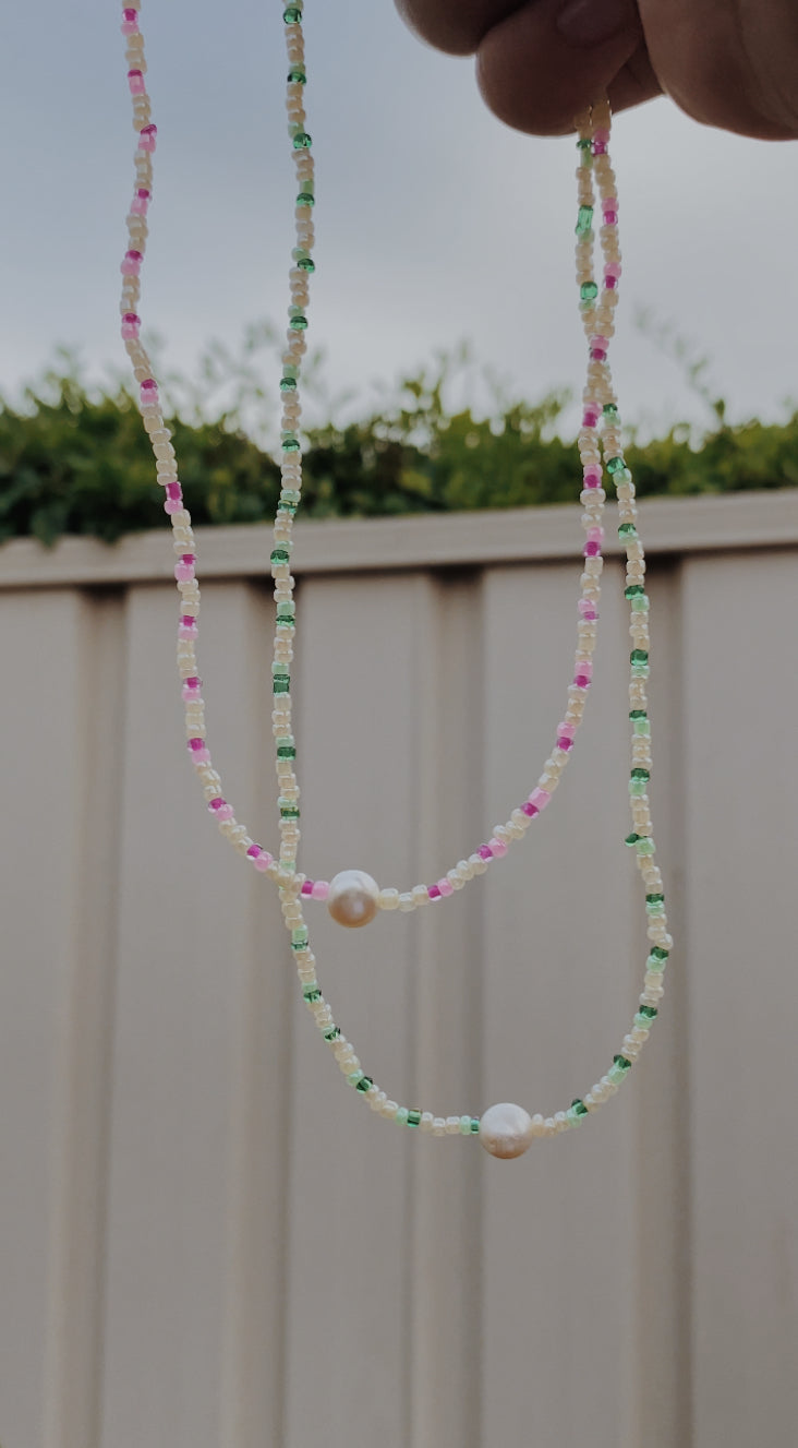 Rose necklace