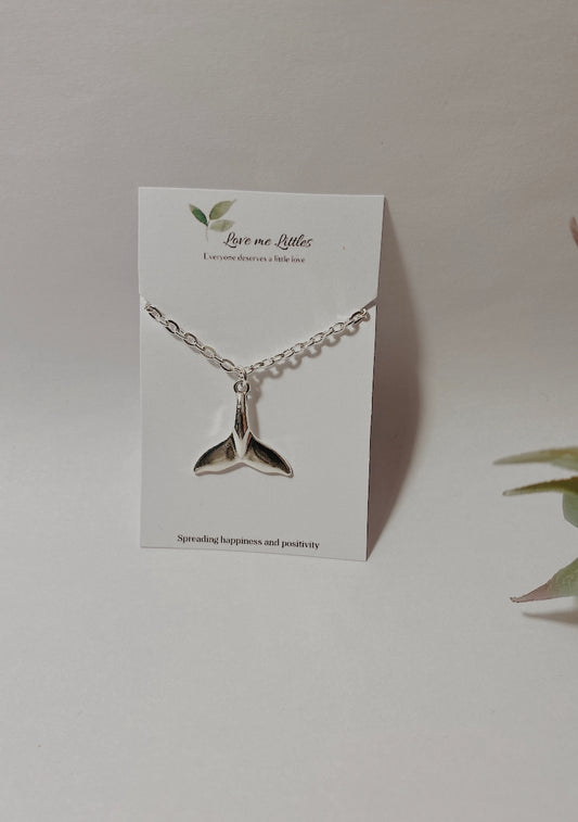 Whale tail necklace