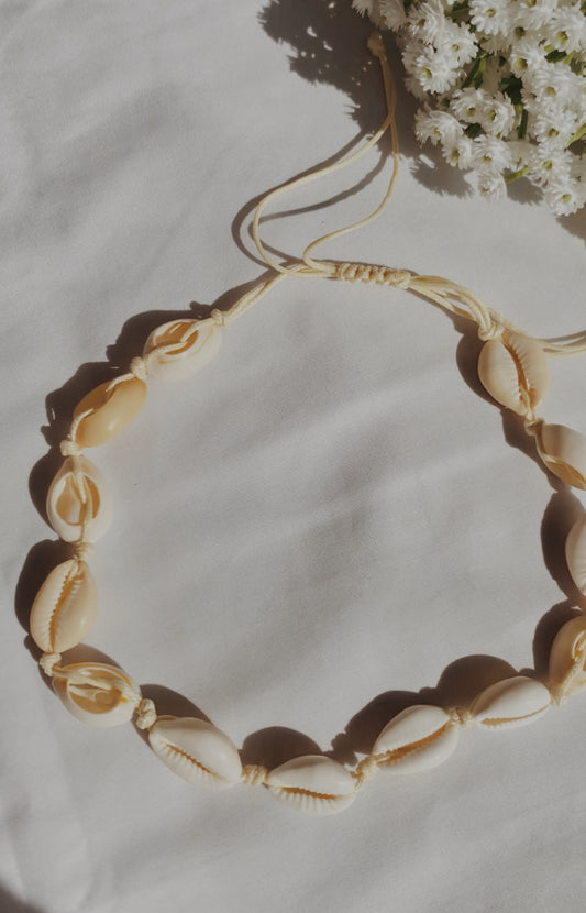 Cowrie shell necklace