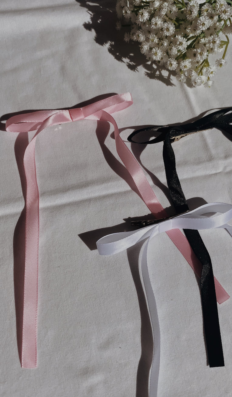 Clip on hair bows